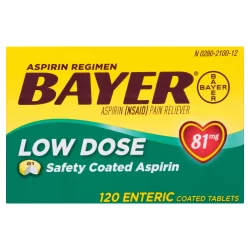 Bayer Aspirin Regimen Low Strength Coated Capsules Tablets - Aspirin (NSAID)