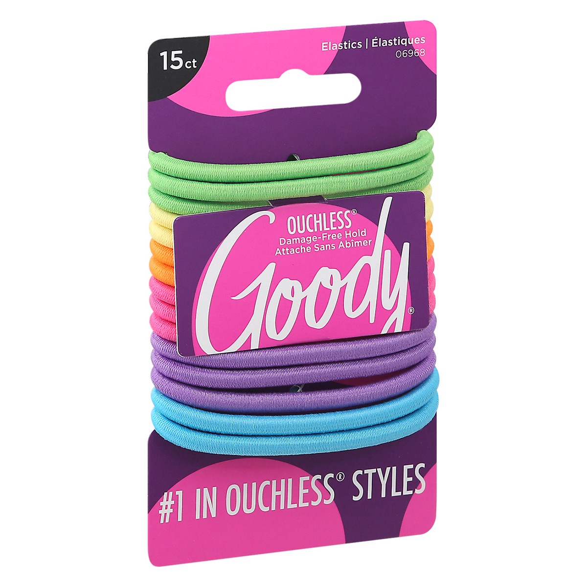 slide 6 of 9, Goody Ouchless Elastics 15 ea, 15 ct