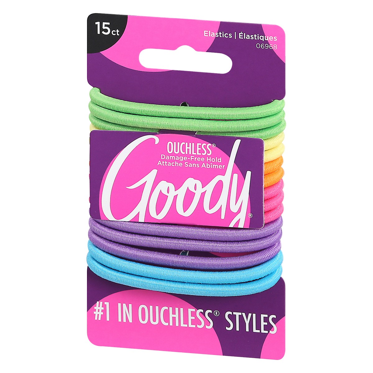 slide 5 of 9, Goody Ouchless Elastics 15 ea, 15 ct