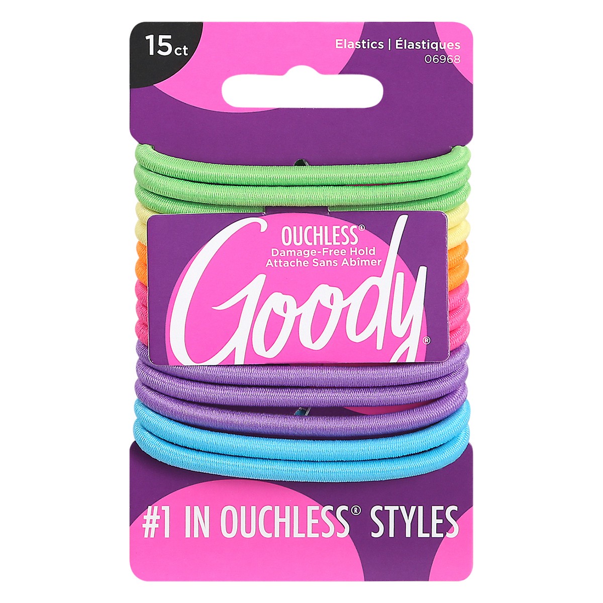 slide 1 of 9, Goody Ouchless Elastics 15 ea, 15 ct