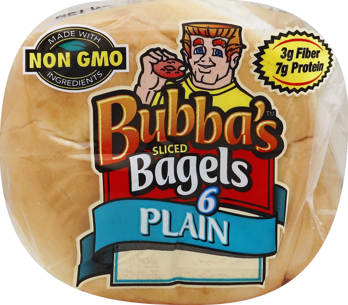 slide 2 of 5, Bubba's Plain Bagels, 6 ct; 18 oz