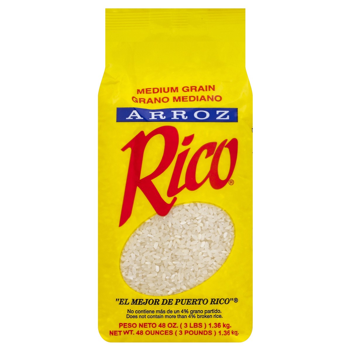 slide 3 of 6, Rico Rice 48 oz, 48 oz