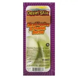 Dippin'Stix Sliced Apples & Peanut Butter 2.75 oz Tray