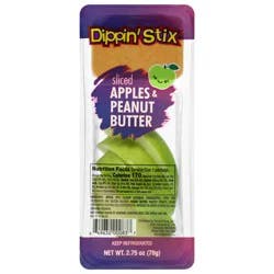 Dippin' Stix Sliced Apples & Peanut Butter 2.75 oz