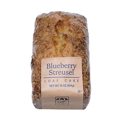 slide 1 of 1, Café Valley Blueberry Streusel Loaf Cake, 16 oz