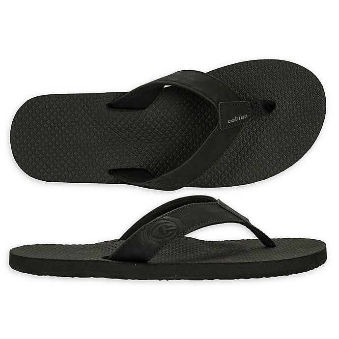 slide 1 of 1, Cobian Shorebreak Men's Size 9 Sandals - Black, 1 ct