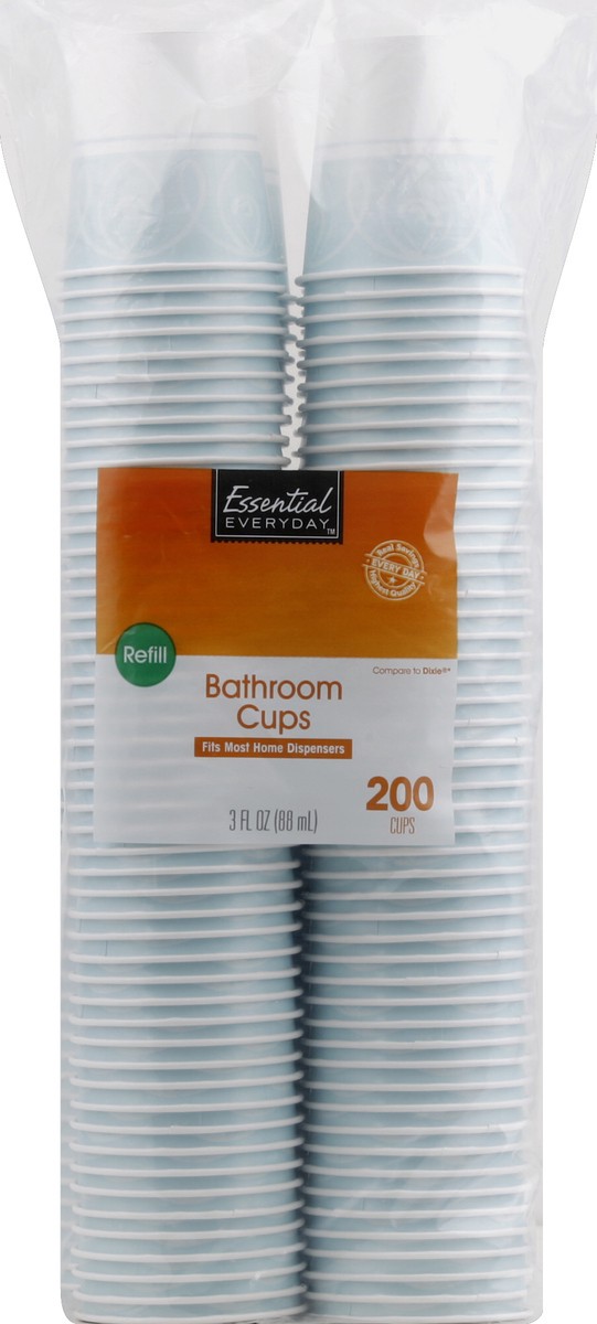 slide 2 of 4, Essential Everyday Bathroom Cups, Refill, 3 fl oz, 200 ct