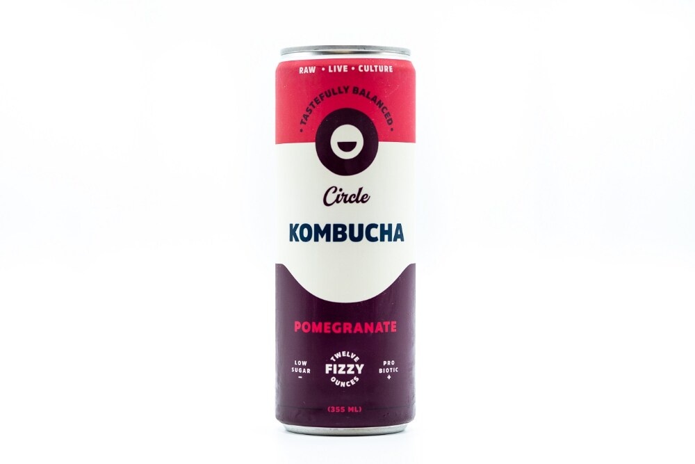 slide 1 of 1, Circle Kombucha-Pomegranate - 12 fl oz, 12 fl oz