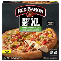 Red Baron Deep Dish Super Supreme XL Pizza 11.62 oz