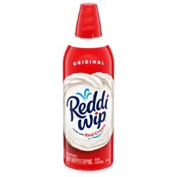 Reddi-wip Original Whipped Topping Made with Real Cream, 6.5 oz. Spray Can