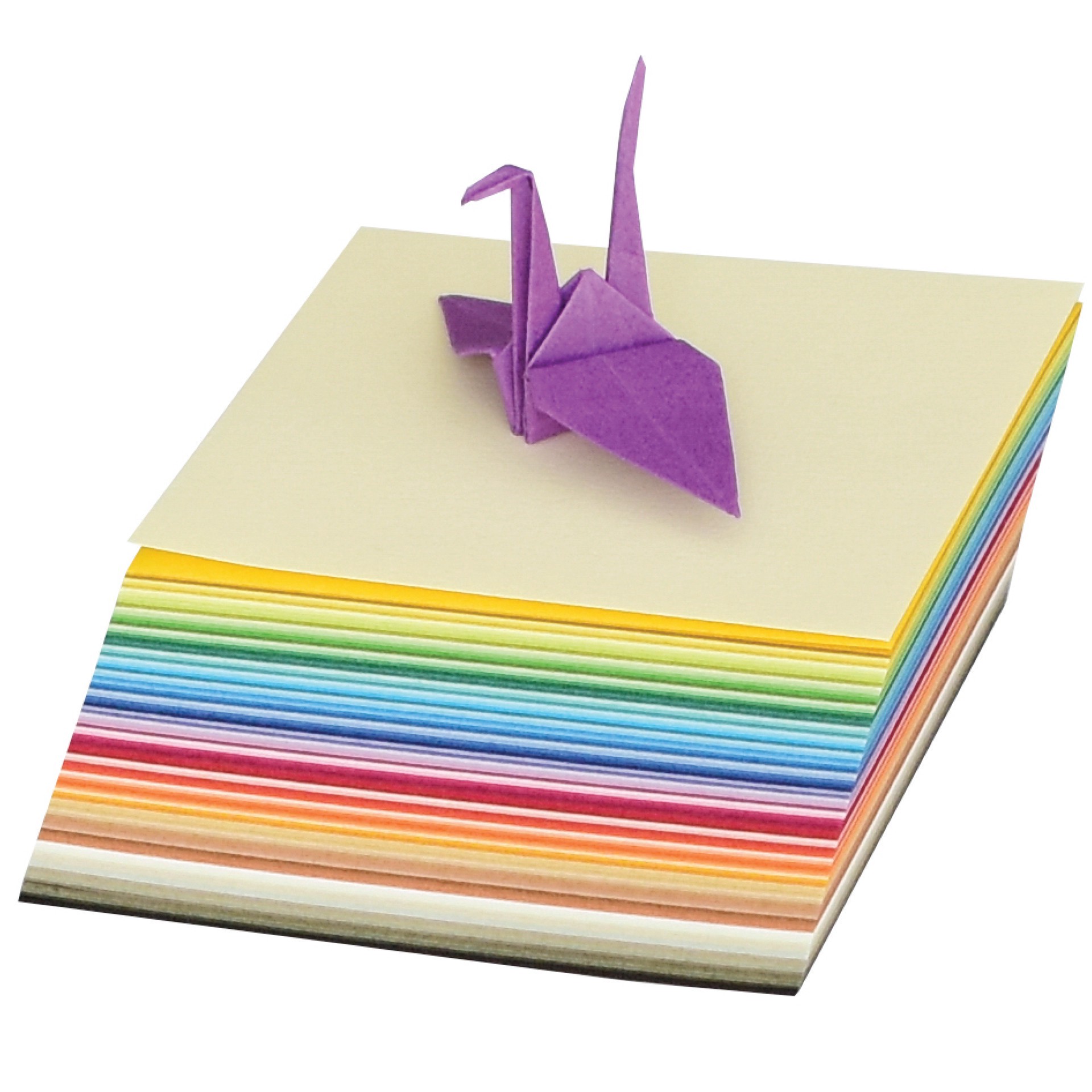 slide 3 of 9, Yasutomo Pure Color 5.875" X 5.875" Origami Paper, 100 Sheets, 5.875 in x 5.875 in