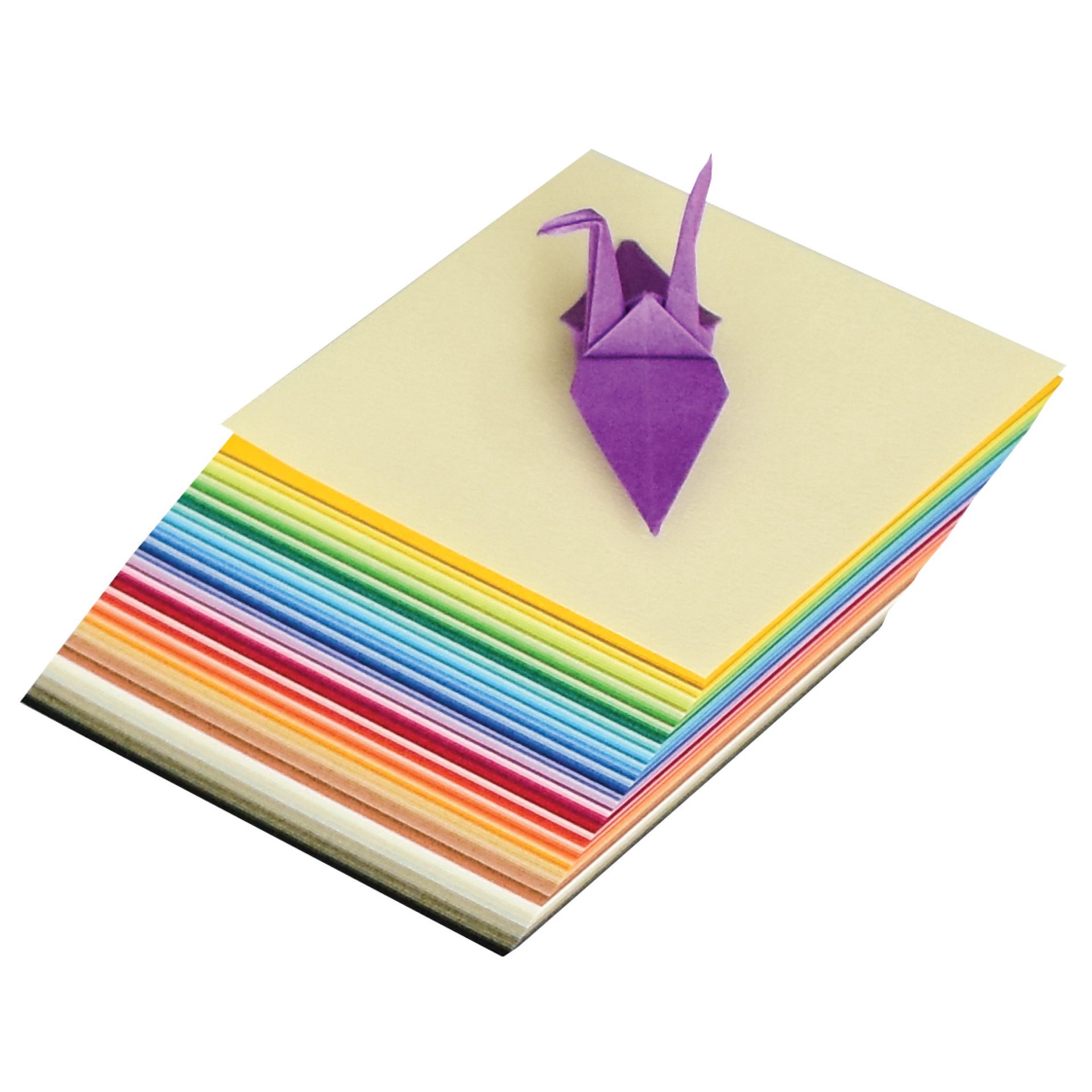 slide 7 of 9, Yasutomo Pure Color 5.875" X 5.875" Origami Paper, 100 Sheets, 5.875 in x 5.875 in