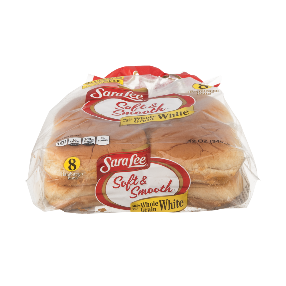 slide 1 of 1, Sara Lee Soft & Smooth Hamburger Buns, 8 ct; 14 oz