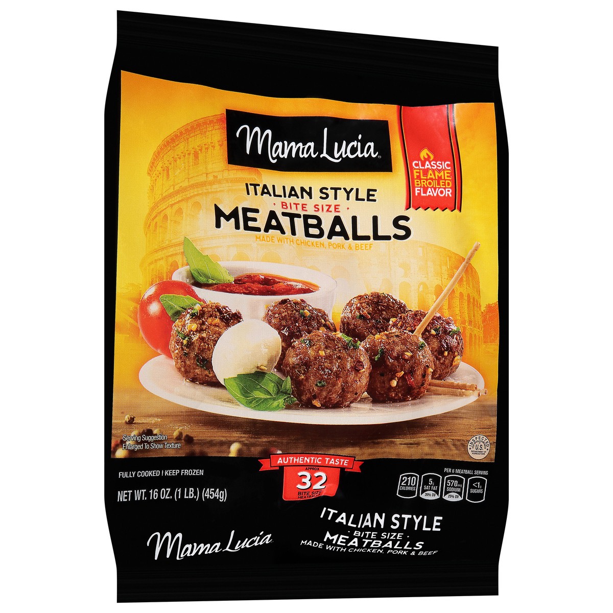 slide 3 of 9, Mama Lucia Sweet Italian Meatballs, 20 oz