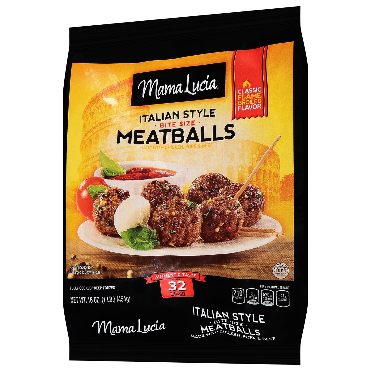 slide 4 of 9, Mama Lucia Sweet Italian Meatballs, 20 oz