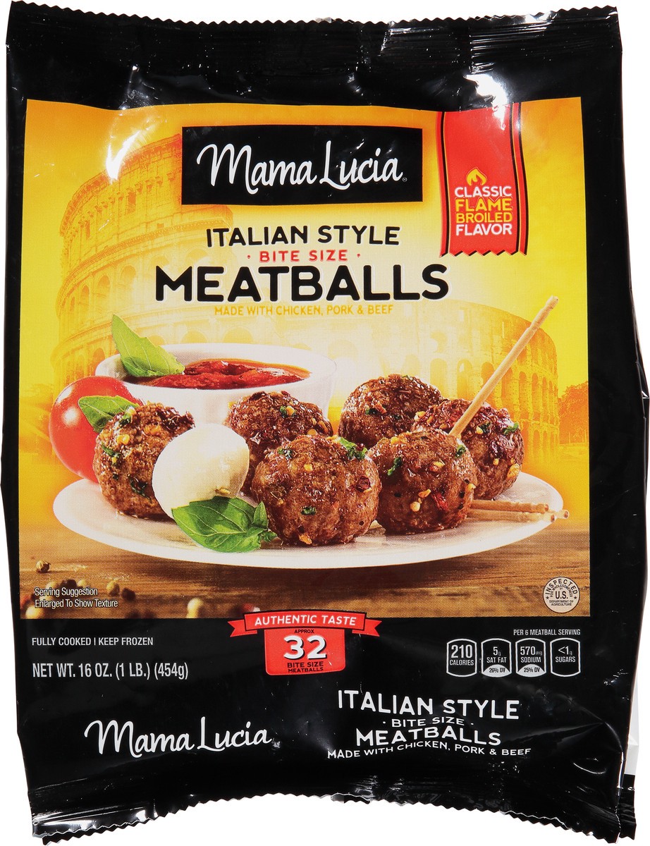 slide 7 of 9, Mama Lucia Sweet Italian Meatballs, 20 oz