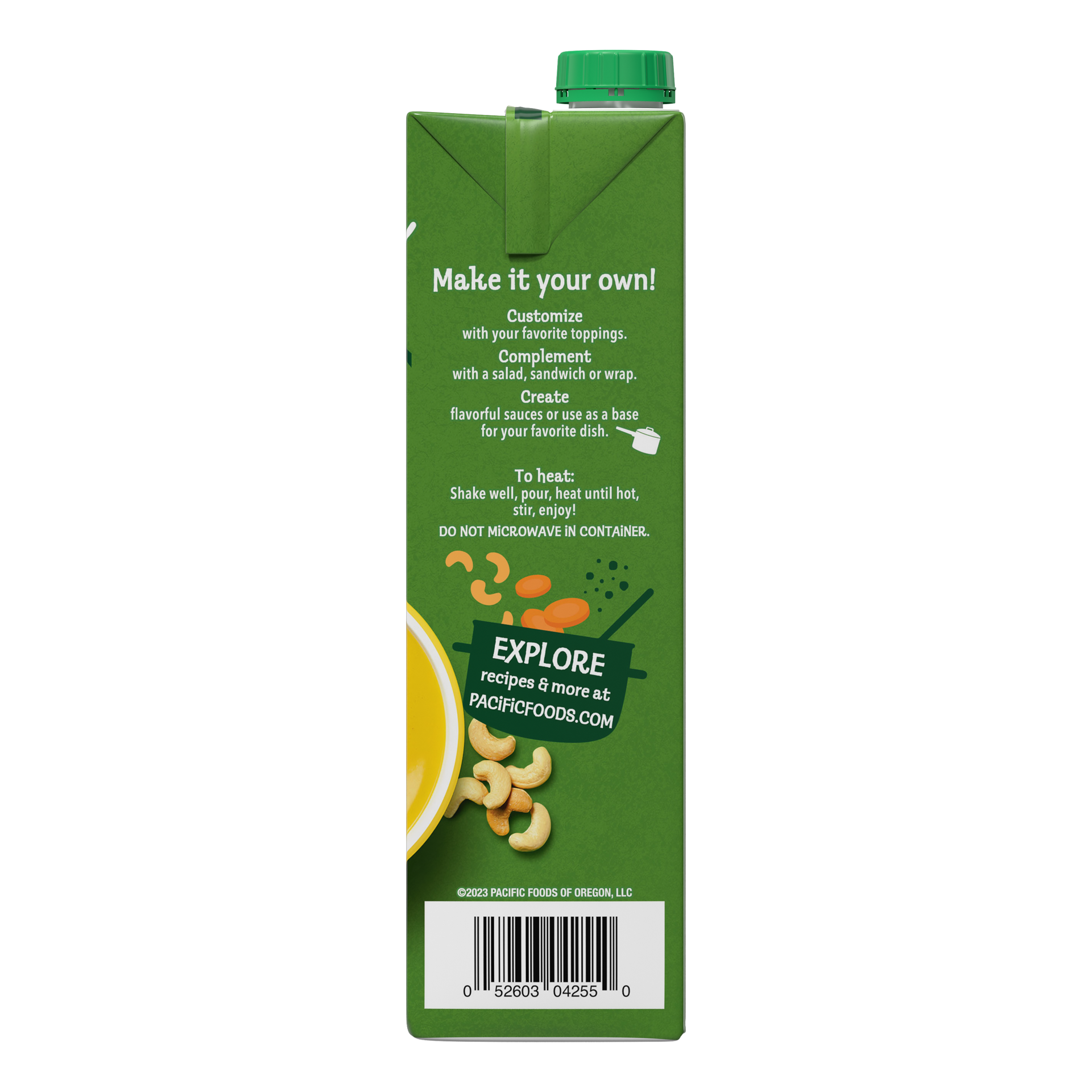 slide 3 of 5, Pacific Foods Organic Plant Based Gluten Free Vegan Creamy Cashew Carrot Ginger Soup - 32oz, 