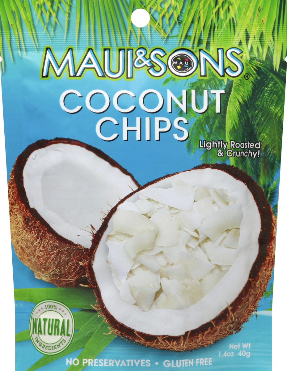 slide 3 of 6, Maui & Sons Coconut Chips Coconut Chips 1.4 oz, 1.4 oz