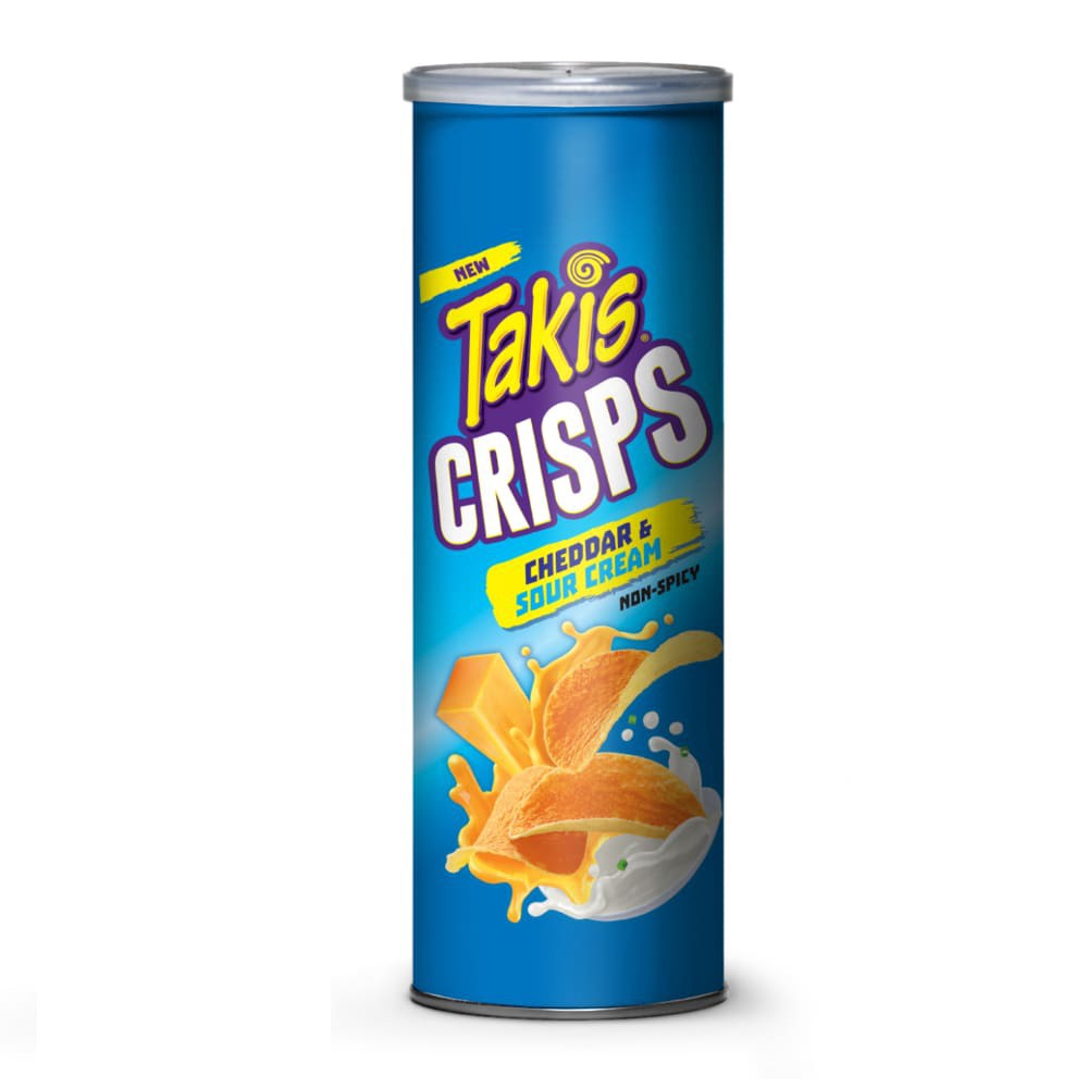 slide 1 of 1, Takis Intense Nacho Cheese Crisps Sharing Size Can, 5.5 oz