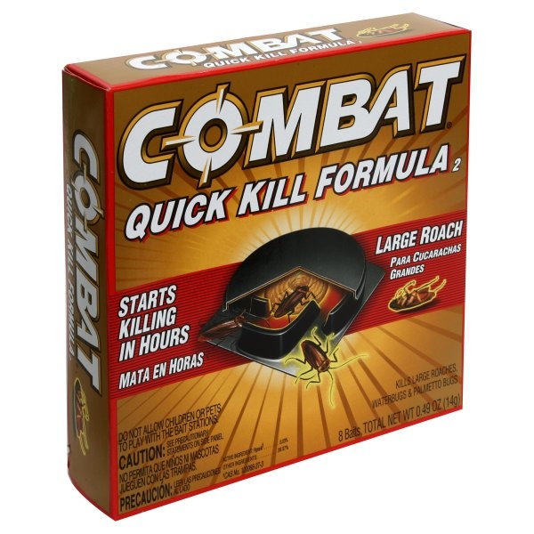 slide 1 of 1, Combat Quick Kill Large Roach, 8 ct