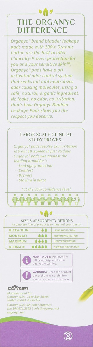 slide 7 of 9, Organyc Ultra-Thin Liners 24 ea, 24 ct