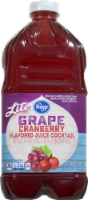 slide 1 of 1, Kroger Light Grape Cranberry Juice Cocktail, 64 fl oz