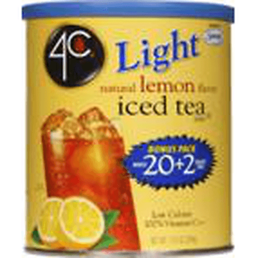 slide 3 of 3, 4C Light Natural Lemon Flavor Iced Tea Mix, 13.9 oz