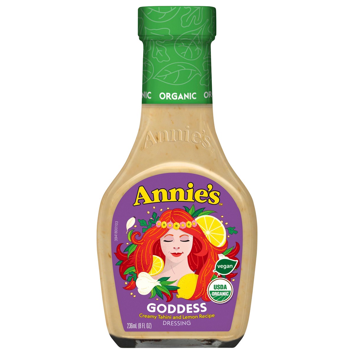 slide 1 of 9, Annie's Organic Goddess Salad Dressing, Vegan, Non-GMO, 8 fl oz, 8 fl oz