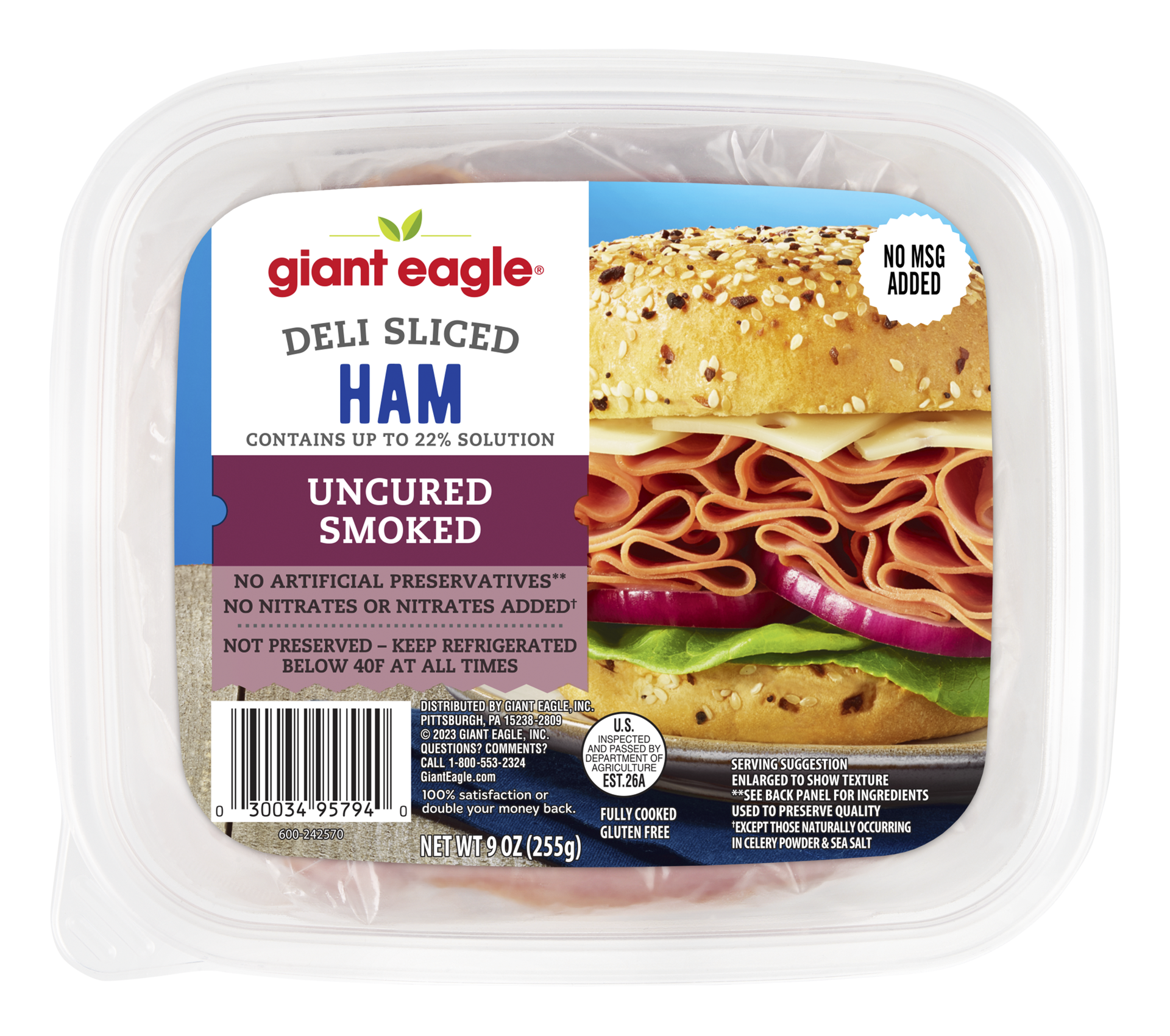 slide 1 of 1, Ge Smoked Ham Tub, 9 oz