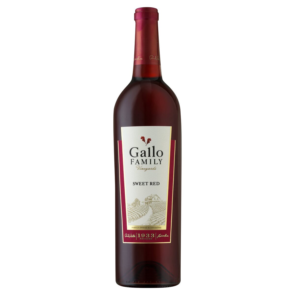 slide 1 of 9, Gallo Family Vineyards Red Wine, 750 ml