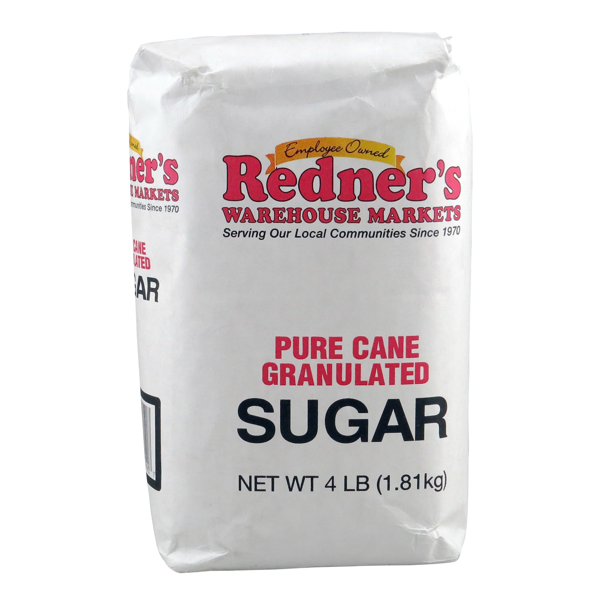 slide 1 of 1, Redner's Sugar, 4 lb