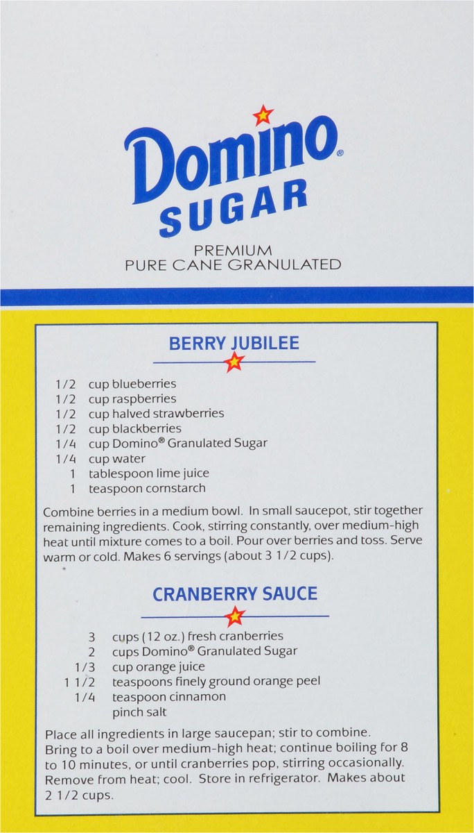 slide 5 of 9, Domino Pure Cane Granulated Sugar, 2 lb