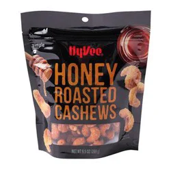 Hy-Vee Honey Roasted Cashews 9.5 oz