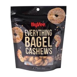 Hy-Vee Everything Bagel Cashews 9.5 oz
