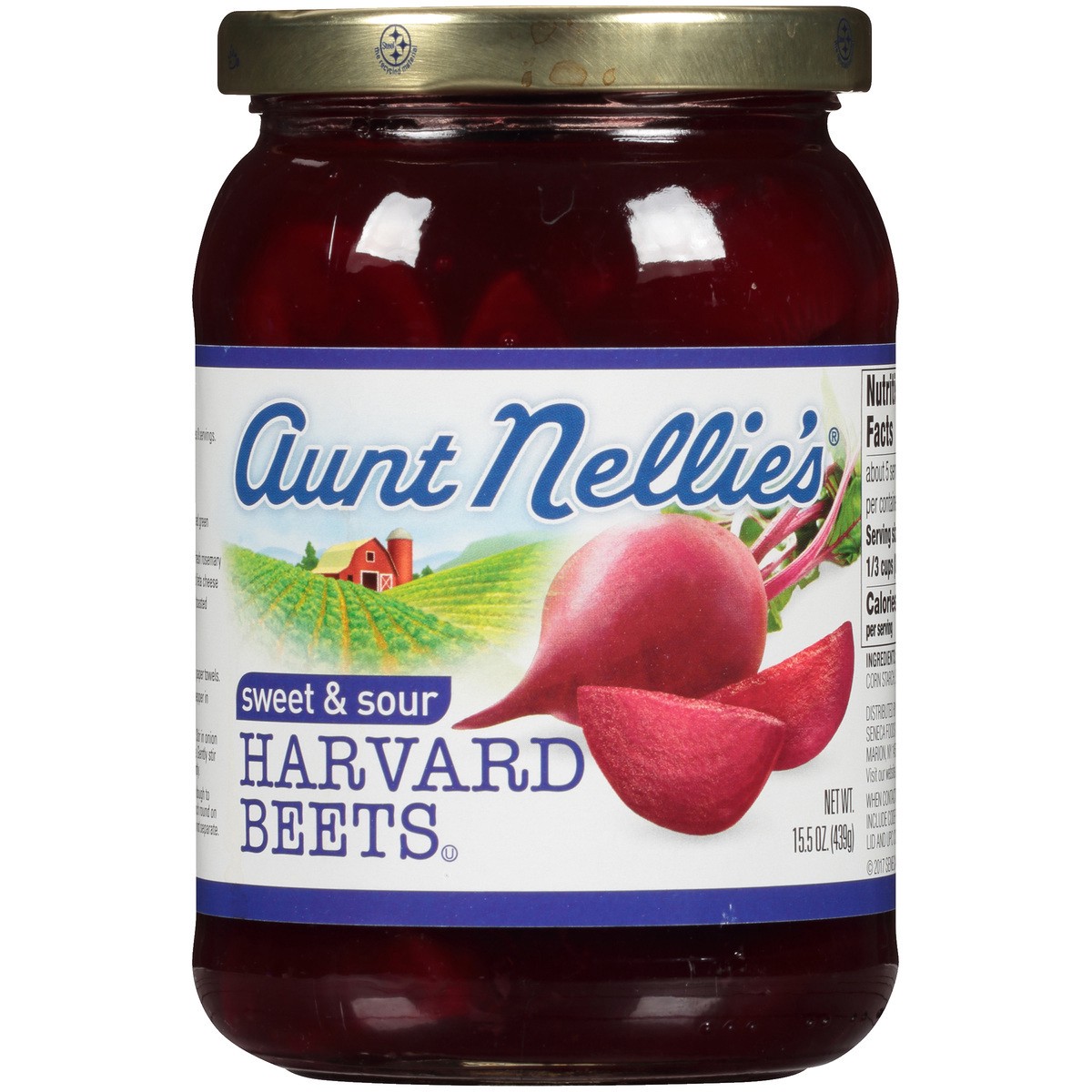 slide 2 of 2, Aunt Nellie's Sweet & Sour Harvard Beets, 15.5 oz