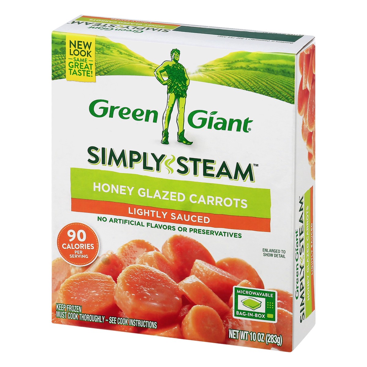 slide 11 of 13, Green Giant Simply Steam Lightly Sauced Honey Glazed Carrots 10 oz, 10 oz