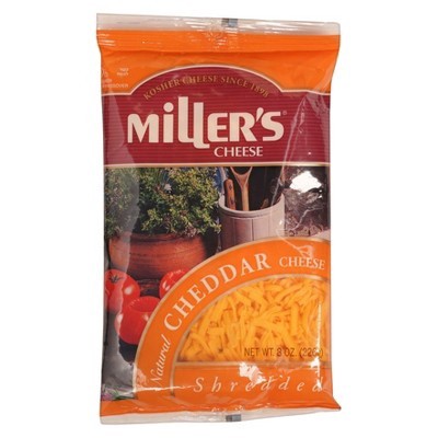 slide 1 of 1, Miller's Cheddar Cheese, 8 oz