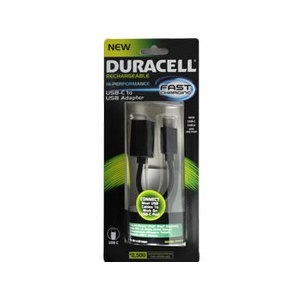 slide 1 of 1, Duracell Usb-C To Usb Adapter, 1 ct
