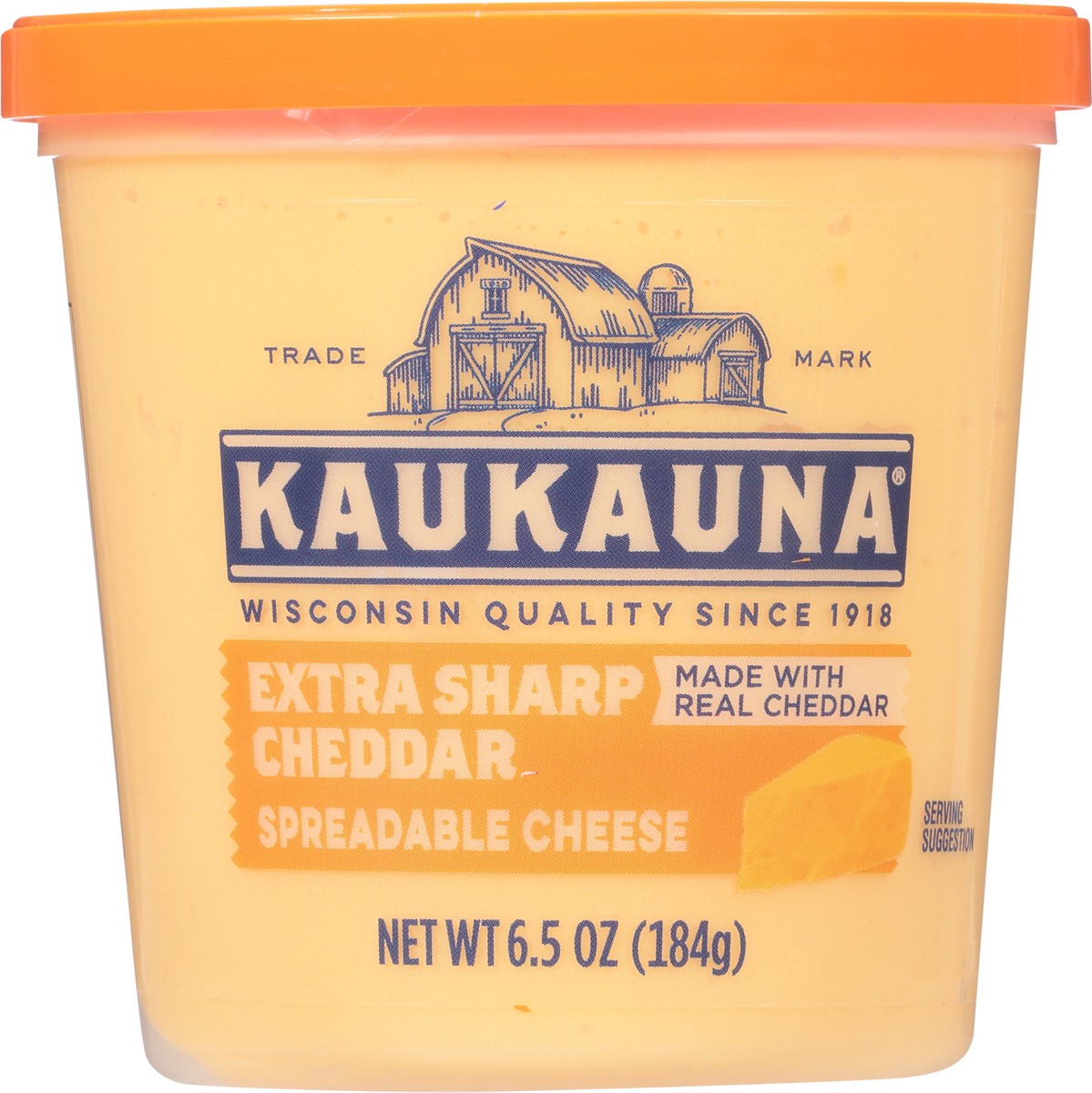 slide 6 of 9, Kaukauna Spreadable Cheese, 6.5 oz