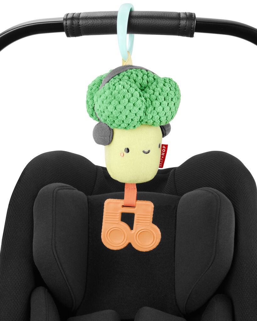 slide 3 of 3, Skiphop Farmstand Broc & Roll Baby Stroller Toy Multi NS, 1 ct