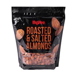 Hy-Vee Roasted & Salted Almonds 30oz