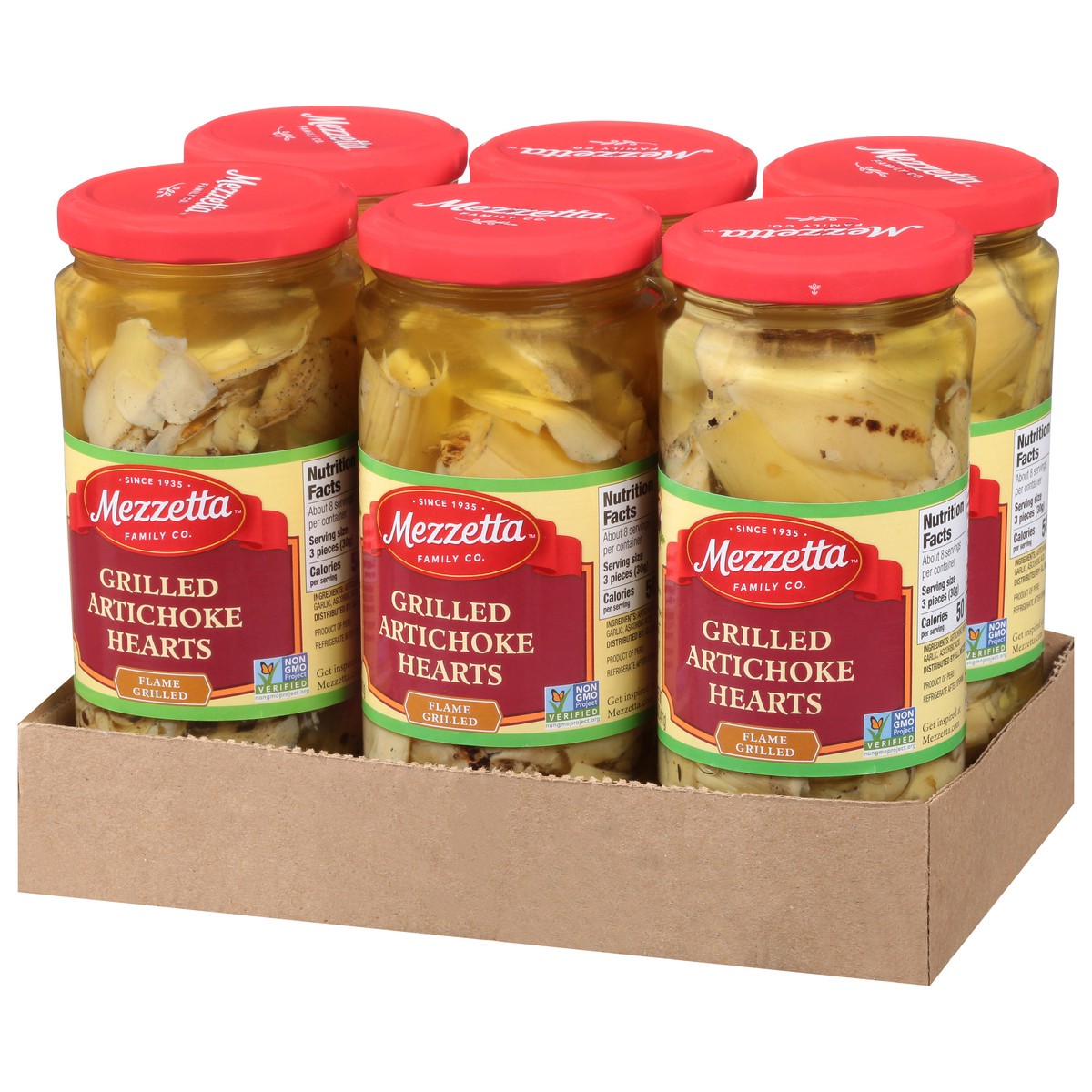 slide 3 of 9, Mezzetta Grilled Artichokes 6 ea, 