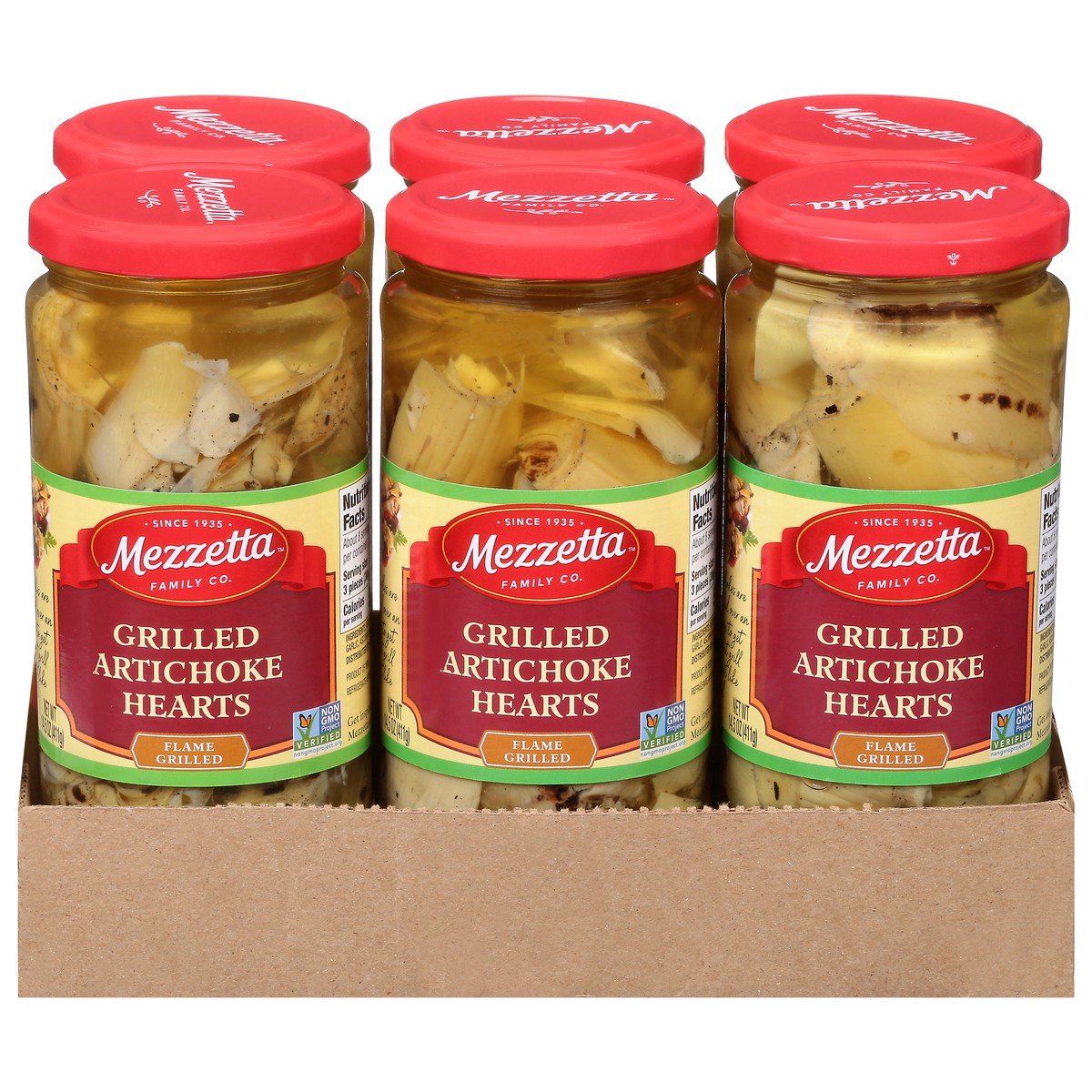 slide 1 of 9, Mezzetta Grilled Artichokes 6 ea, 