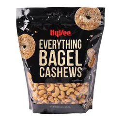 Hy-Vee Everything Bagel Cashews 30 oz