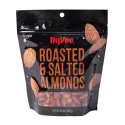 Hy-Vee Roasted & Salted Almonds 9.5 oz