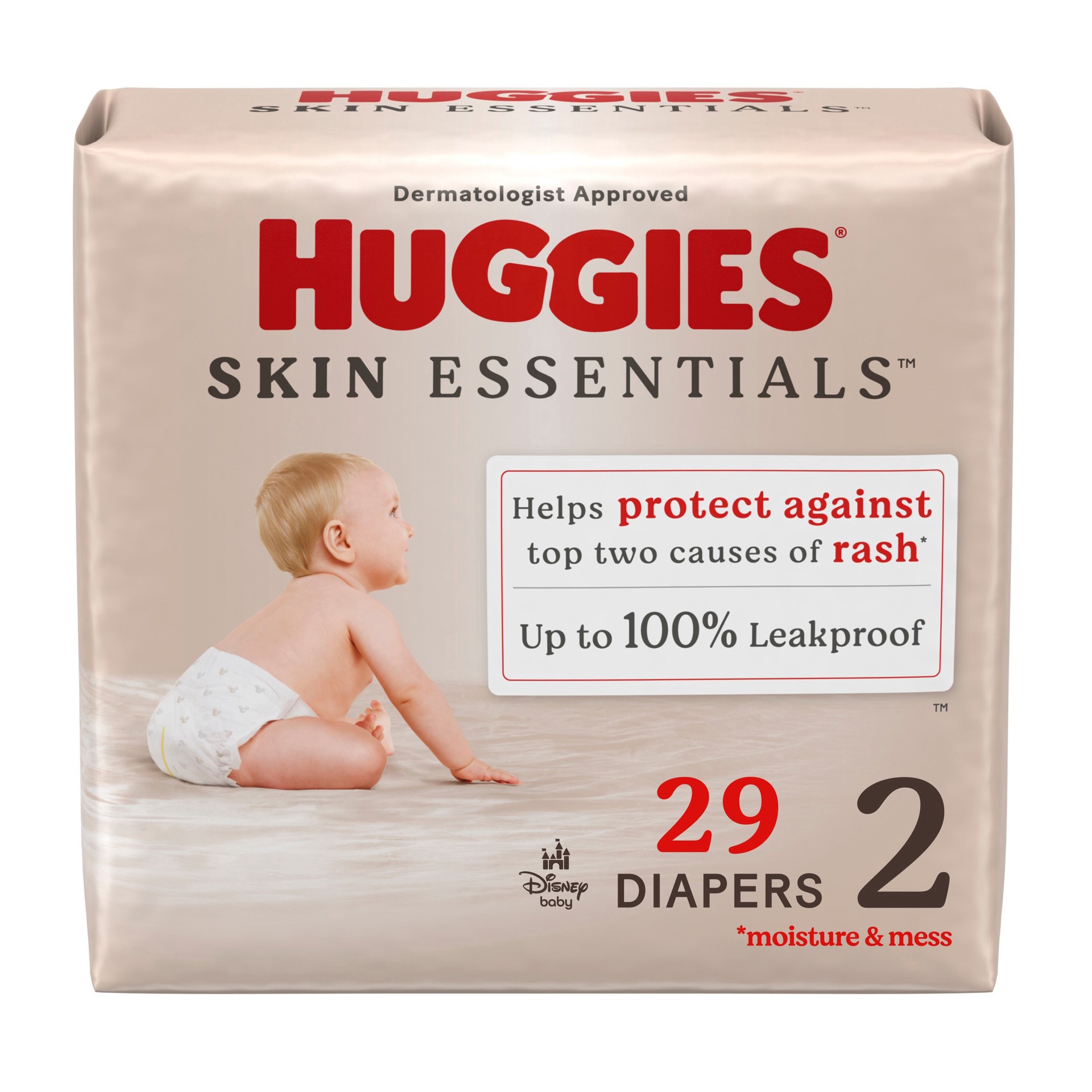 slide 1 of 1, Huggies Skin Essentials Baby Diapers - Size 2, 29 ct
