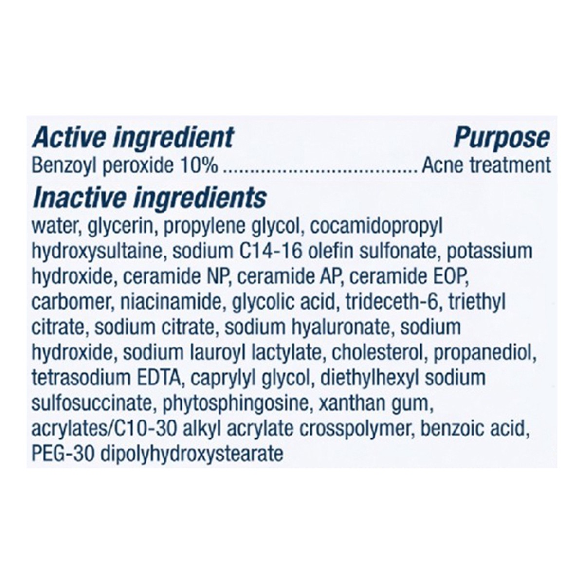 slide 6 of 11, CeraVe Acne Foaming Cream Wash with 10% Benzoyl Peroxide for Face & Body, 5 fl oz