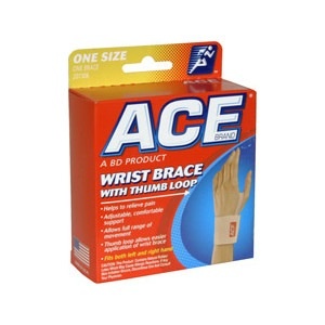slide 1 of 1, ACE Wrist Brace One Size, 1 ct