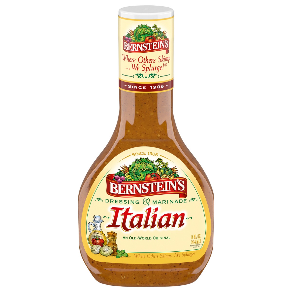 slide 1 of 5, Bernstein's Italian Dressing & Marinade 14 fl oz, 14 fl oz