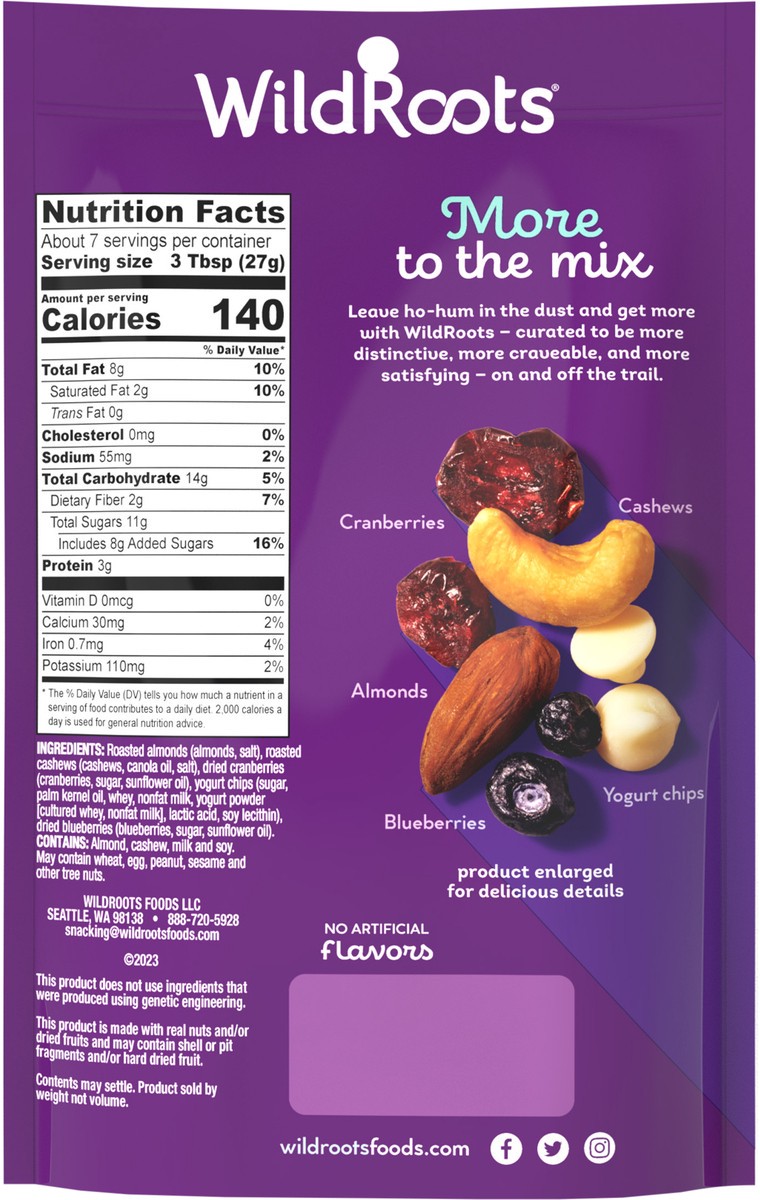 slide 2 of 3, WildRoots Coastal Berry Trail Mix, 7 oz